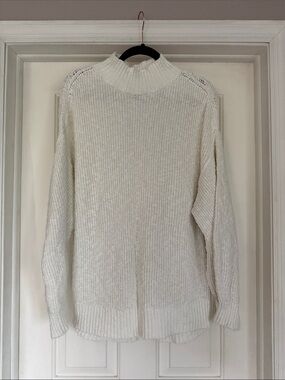 Aerie Cream Mock Neck Women's Sweater